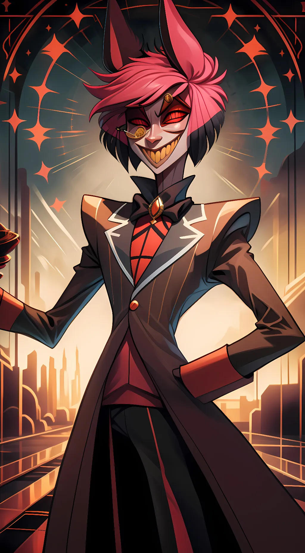 ai character: Alastor  background