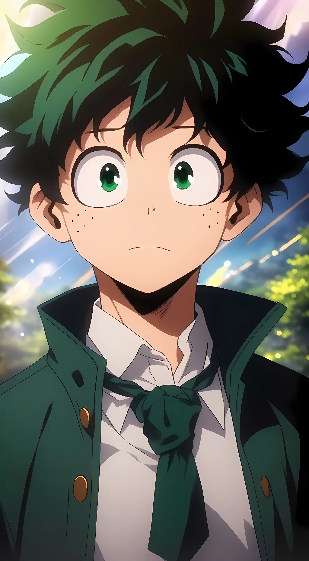 ai character: Izuku Midoriya  background