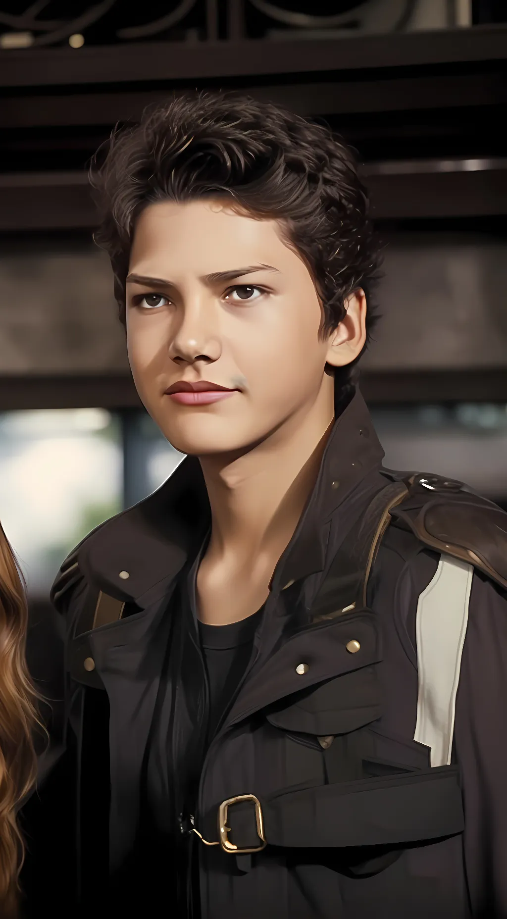 ai character: Leon Massanek  background