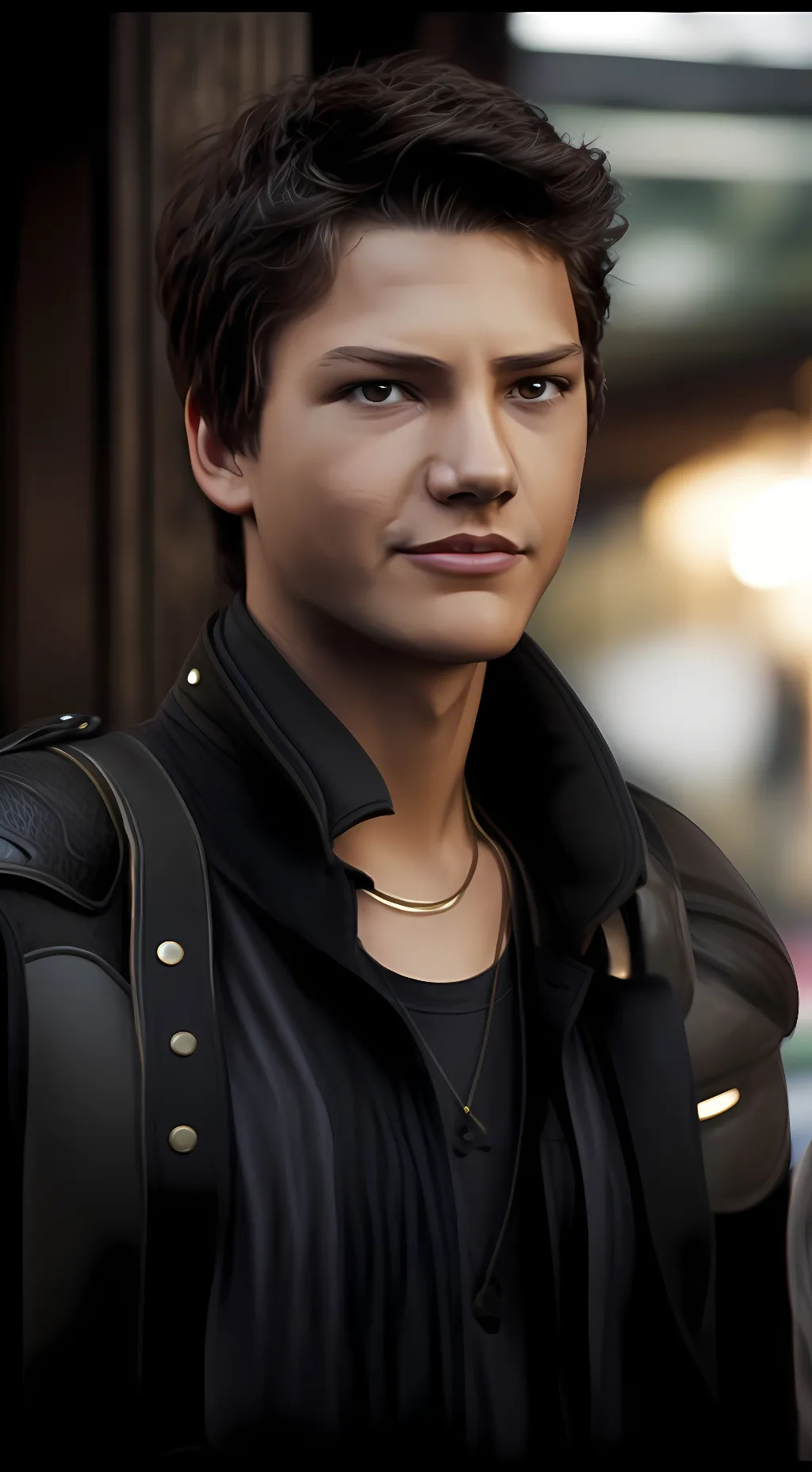 ai character: Leon Massanek  background