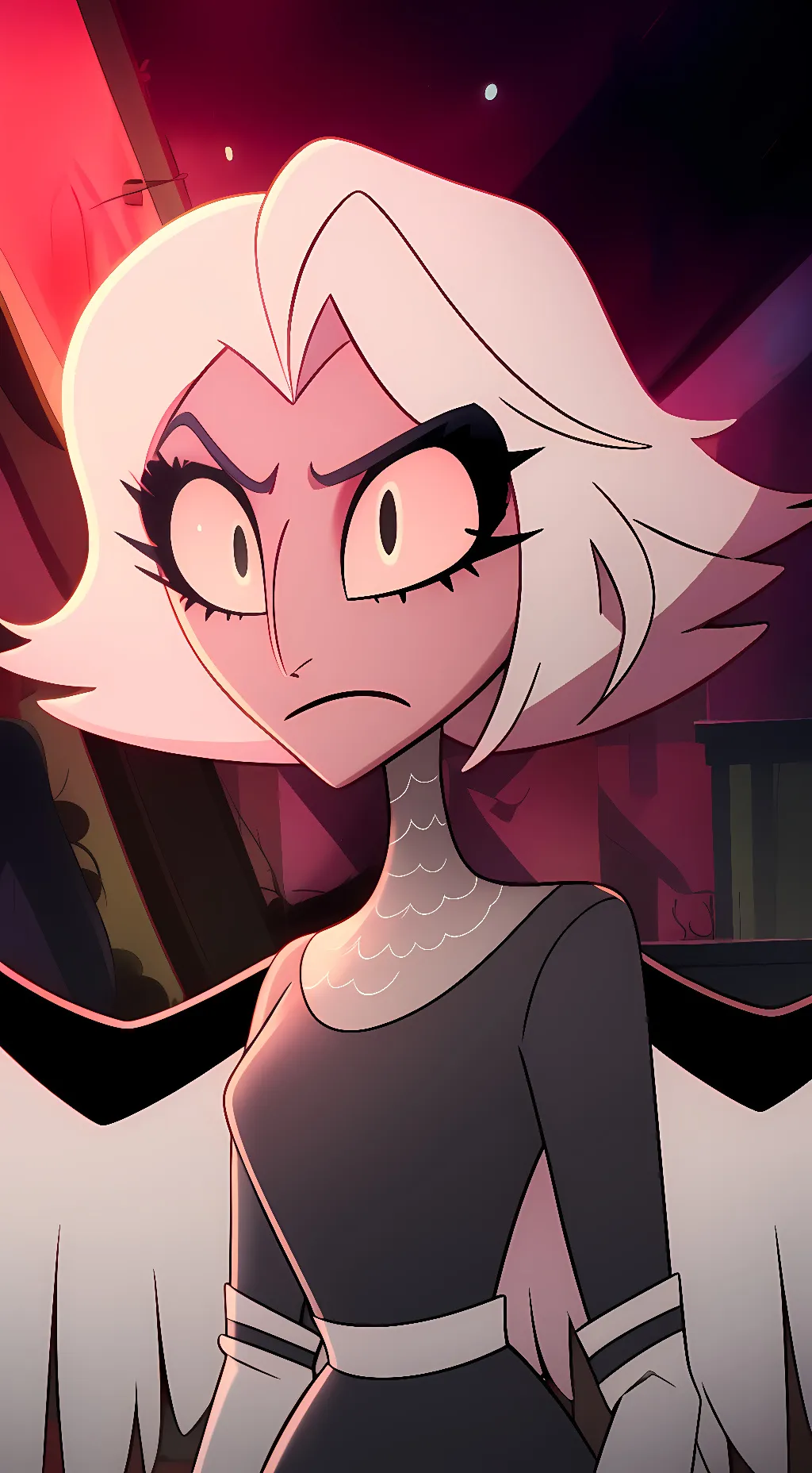 ai character: Vaggie (Exorcist) background