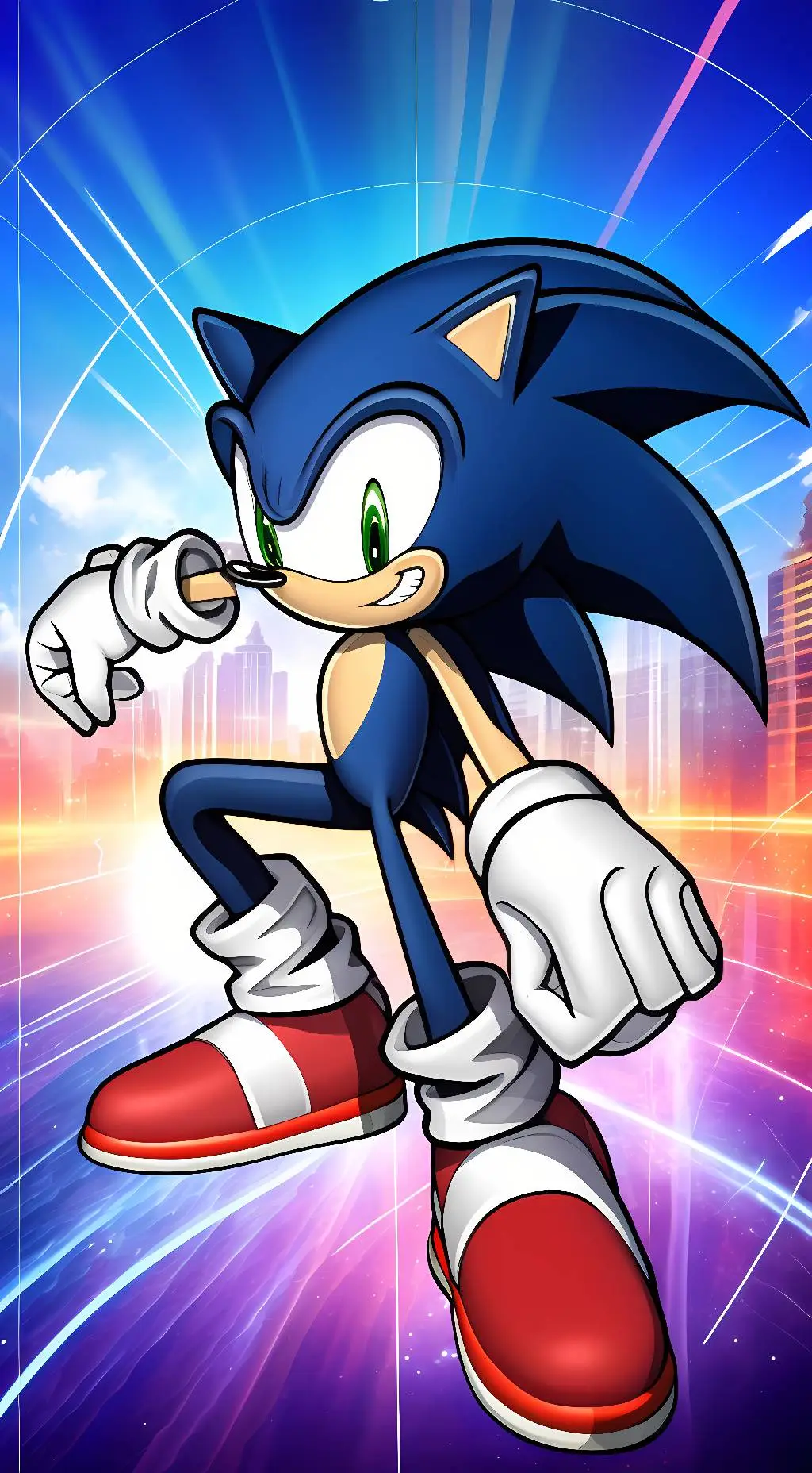 ai character: Sonic (SA2) background