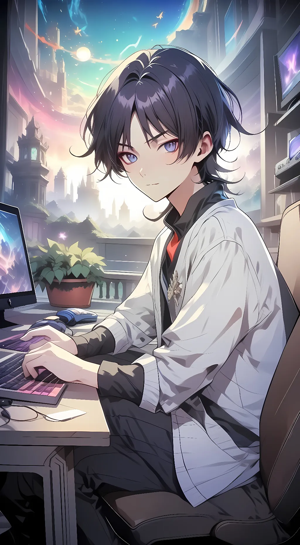 ai character: Roommate Scara background