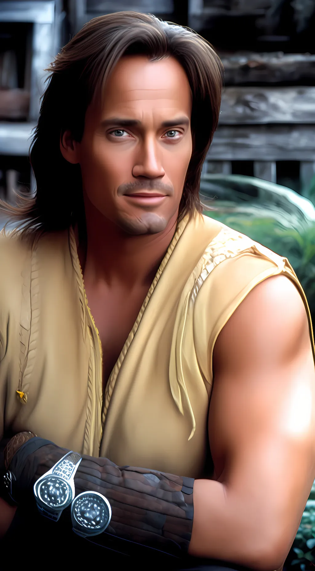 ai character: Hercules  background