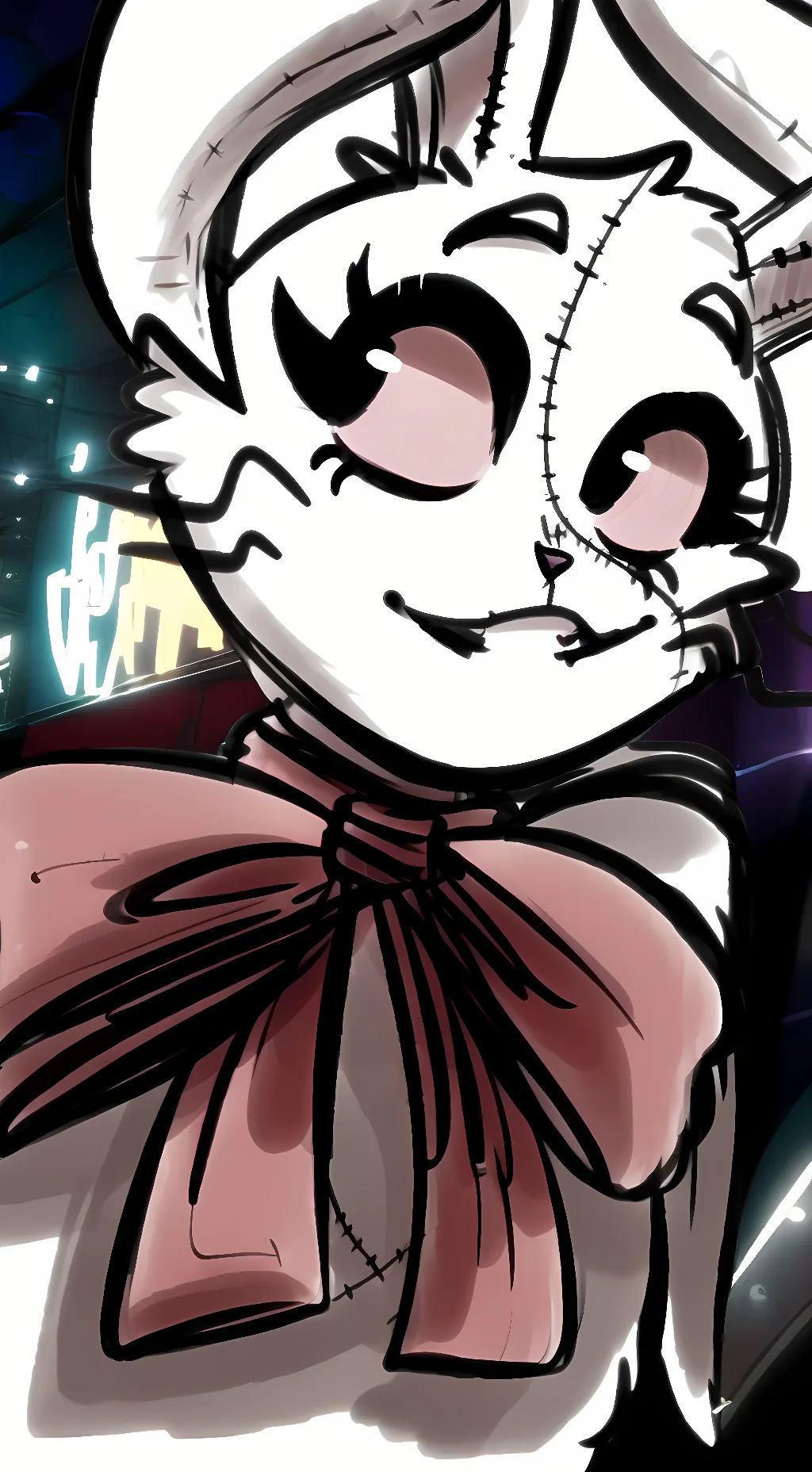 ai character: Vanny (AU) background