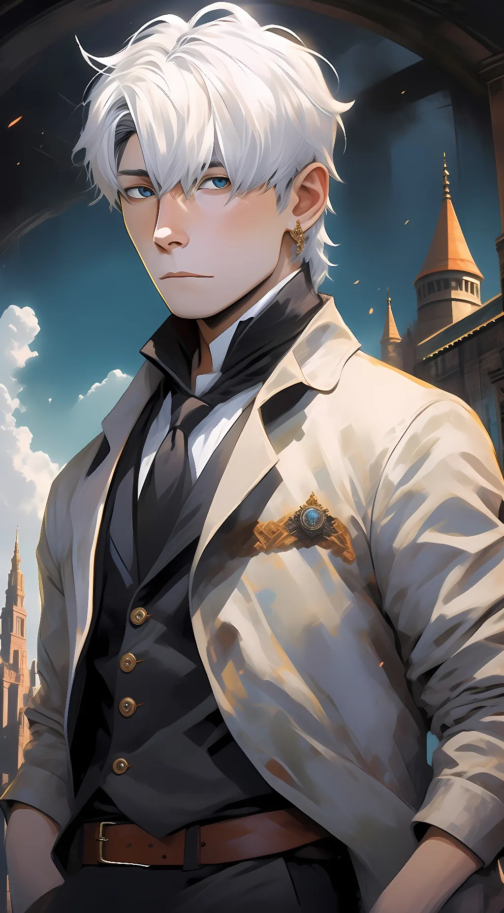 ai character: Ginko  background