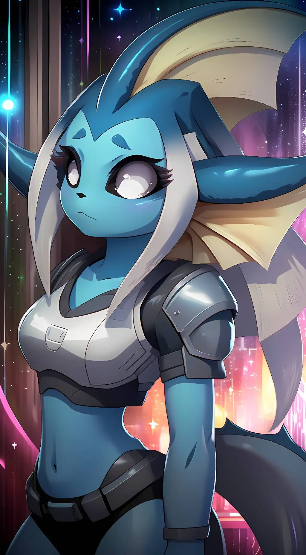 ai character: Bad aria(╬◣д◢) background
