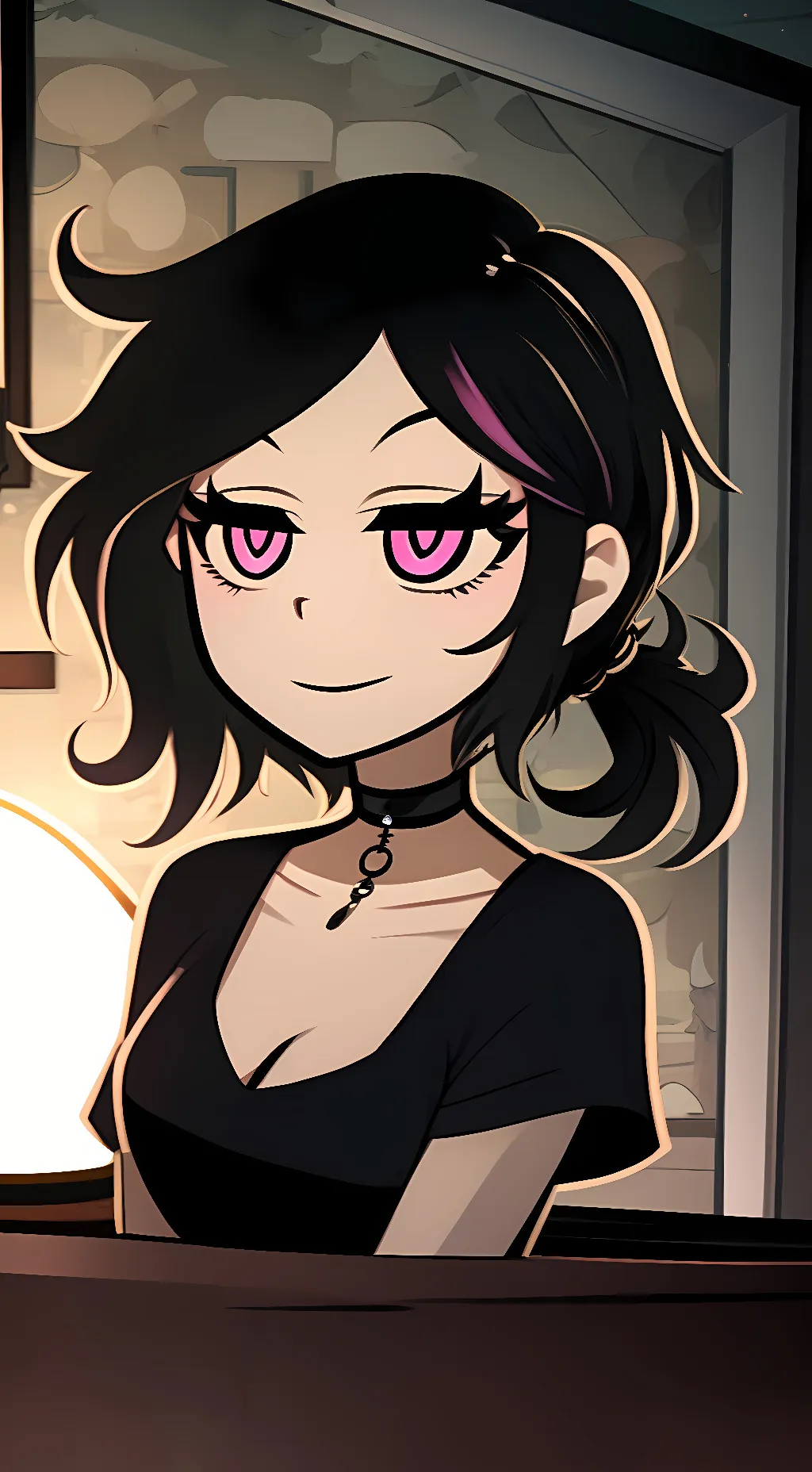 ai character: Ashley Graves background