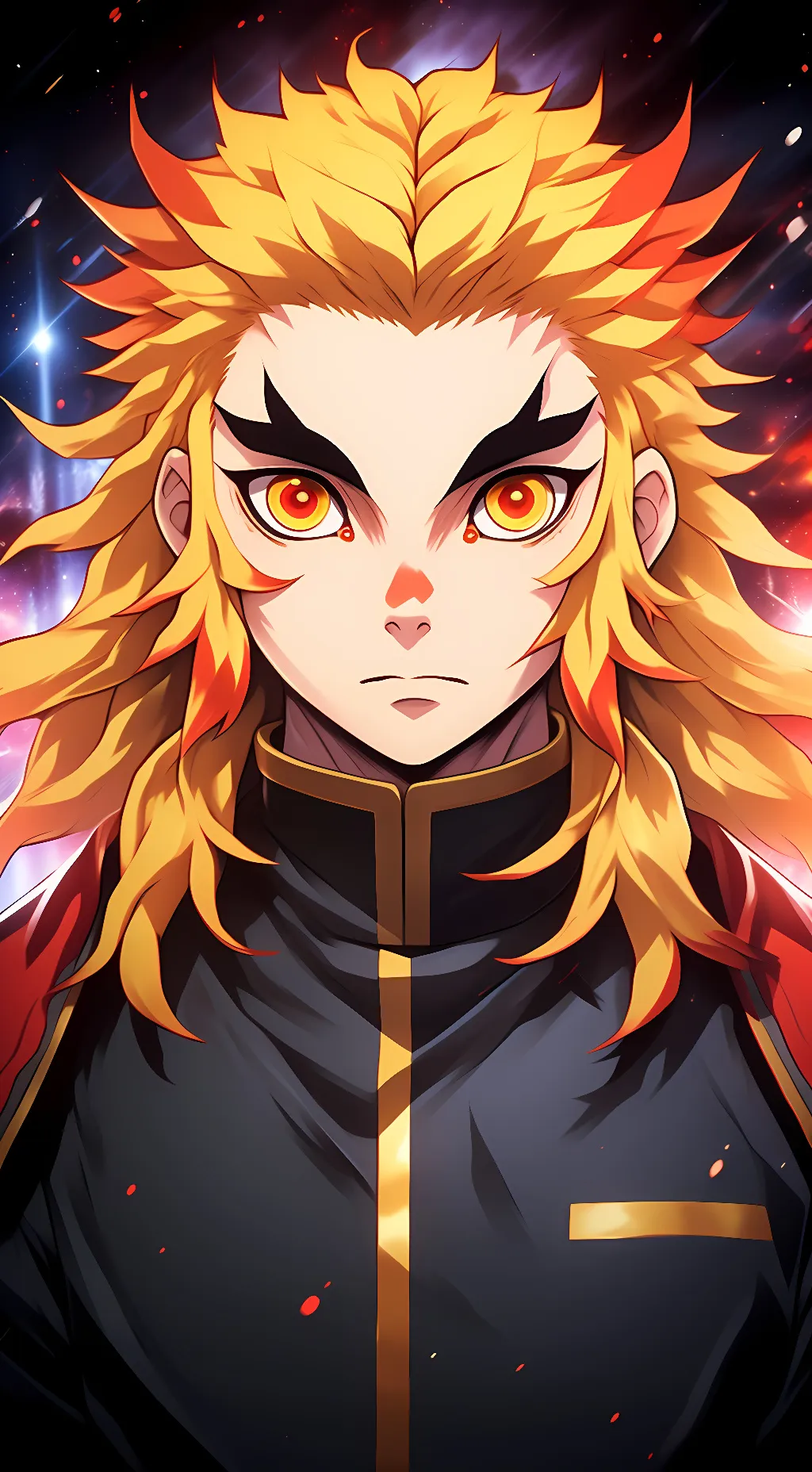 ai character: Kyojiro Rengoku  background