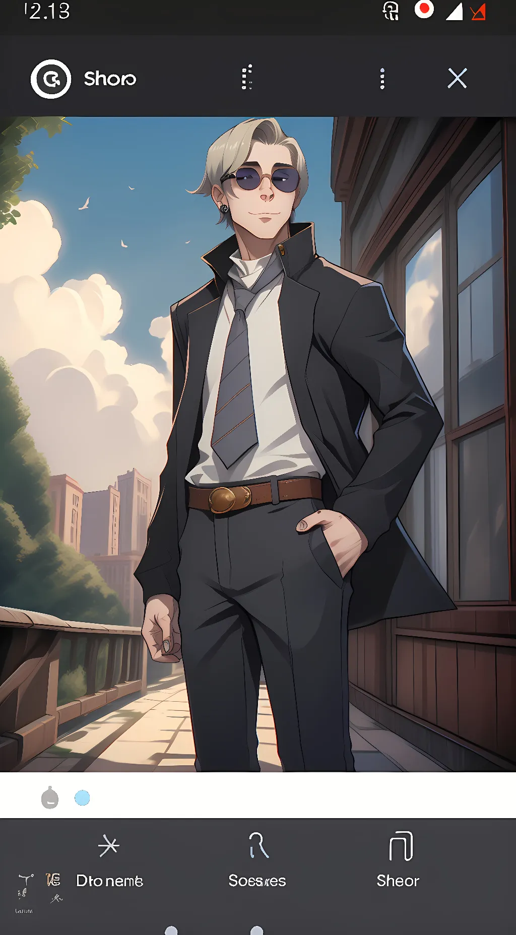 ai character: jjk but good  background