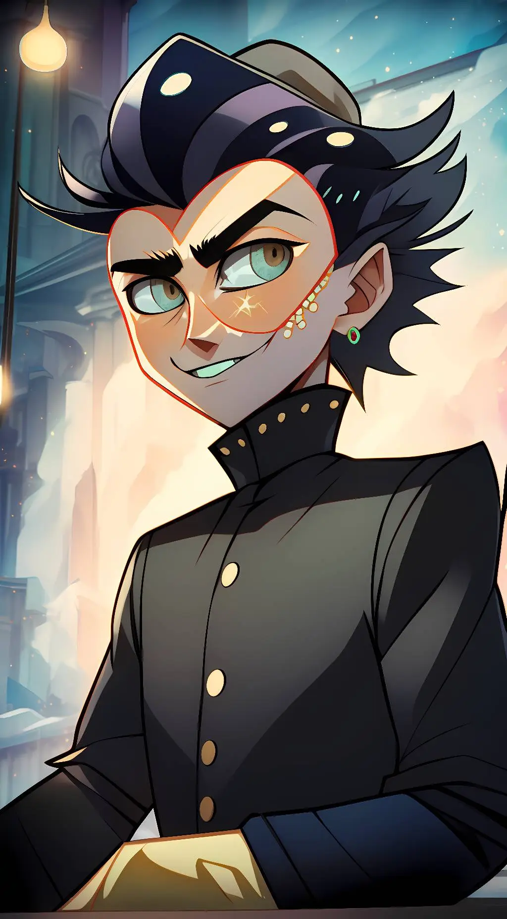 ai character: Baxter  background