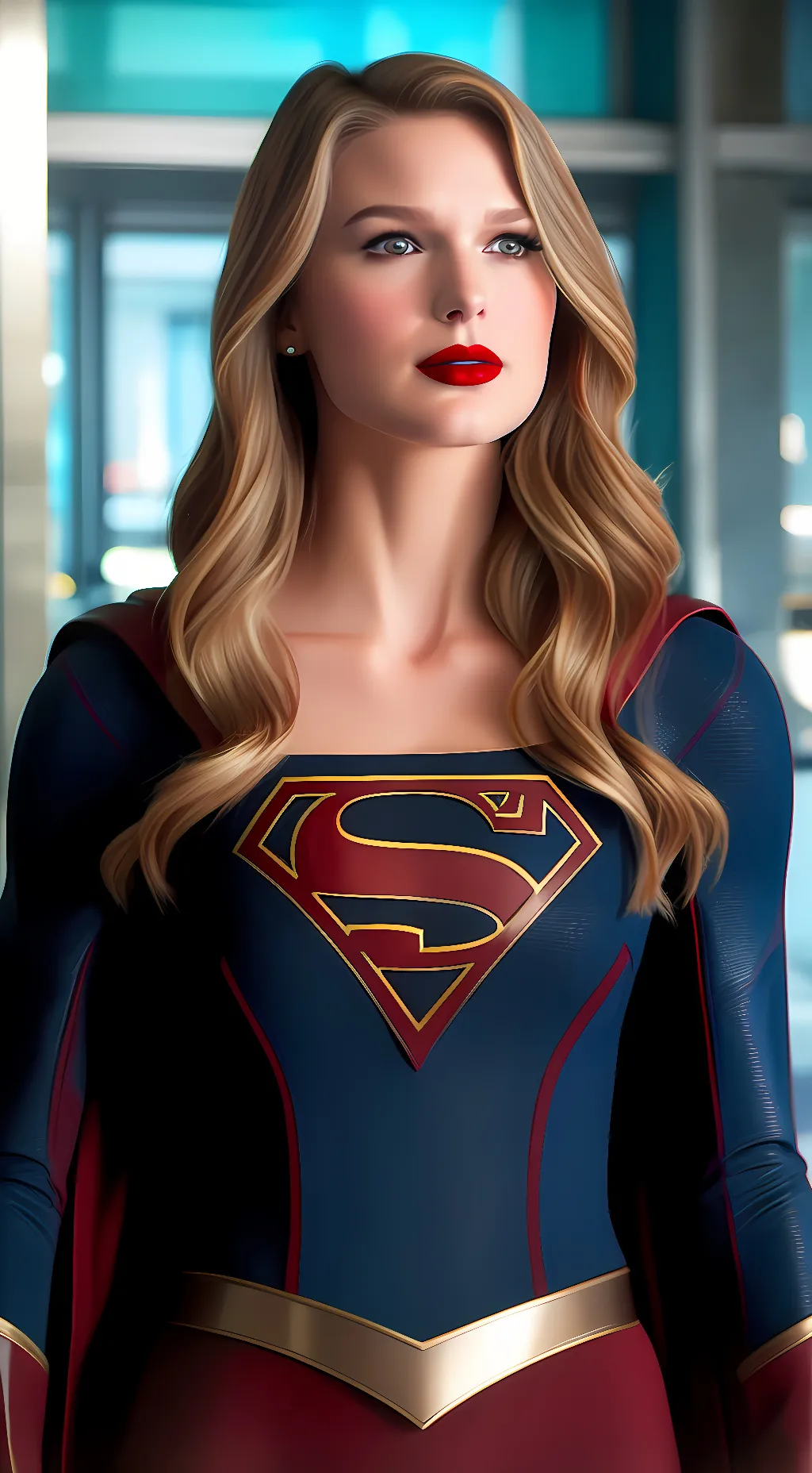 ai character: Supergirl  background
