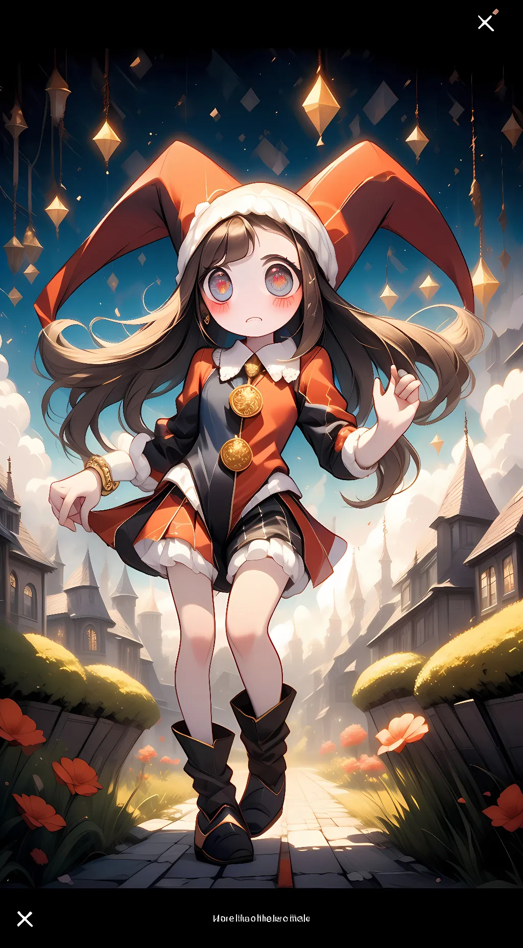 ai character: Pomni background