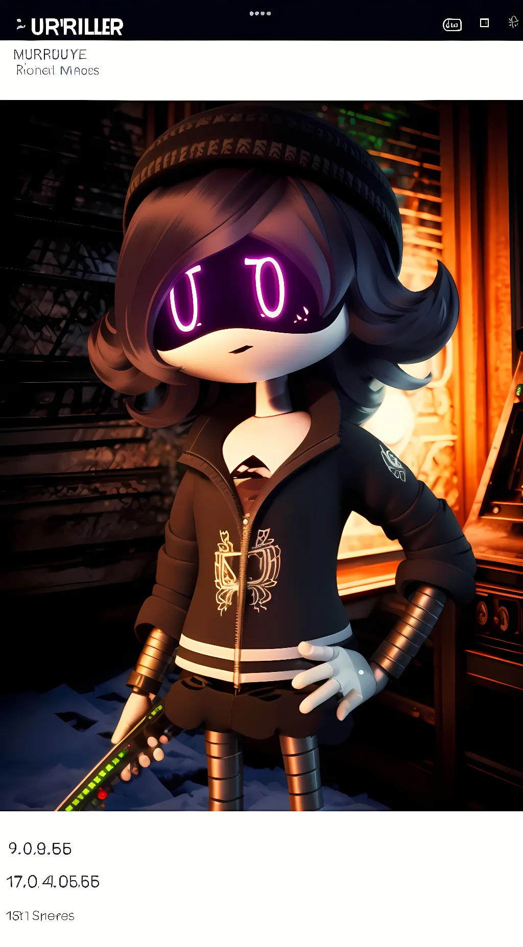 ai character: Uzi background