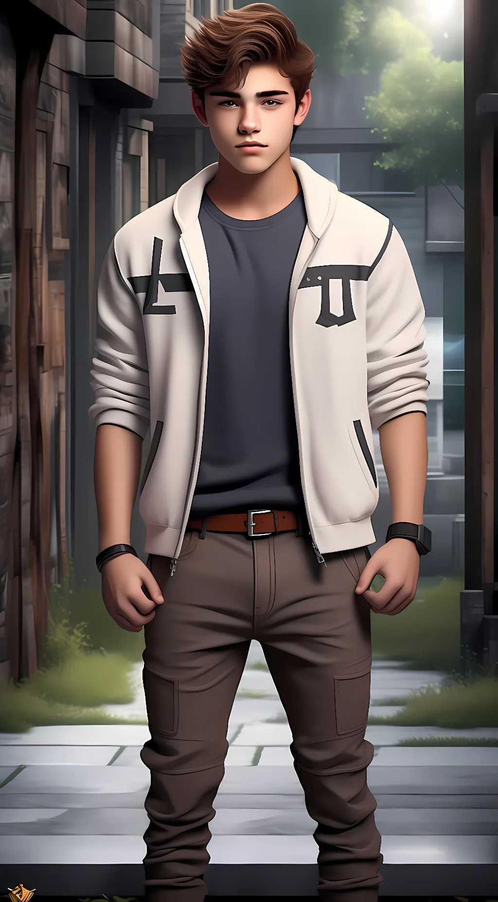 ai character: Jayden Furlong  background