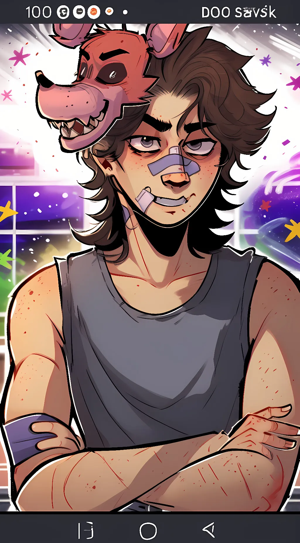 ai character: Micheal Afton background