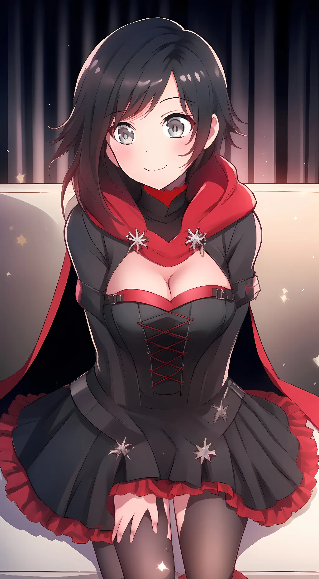 ai character: Ruby Rose background