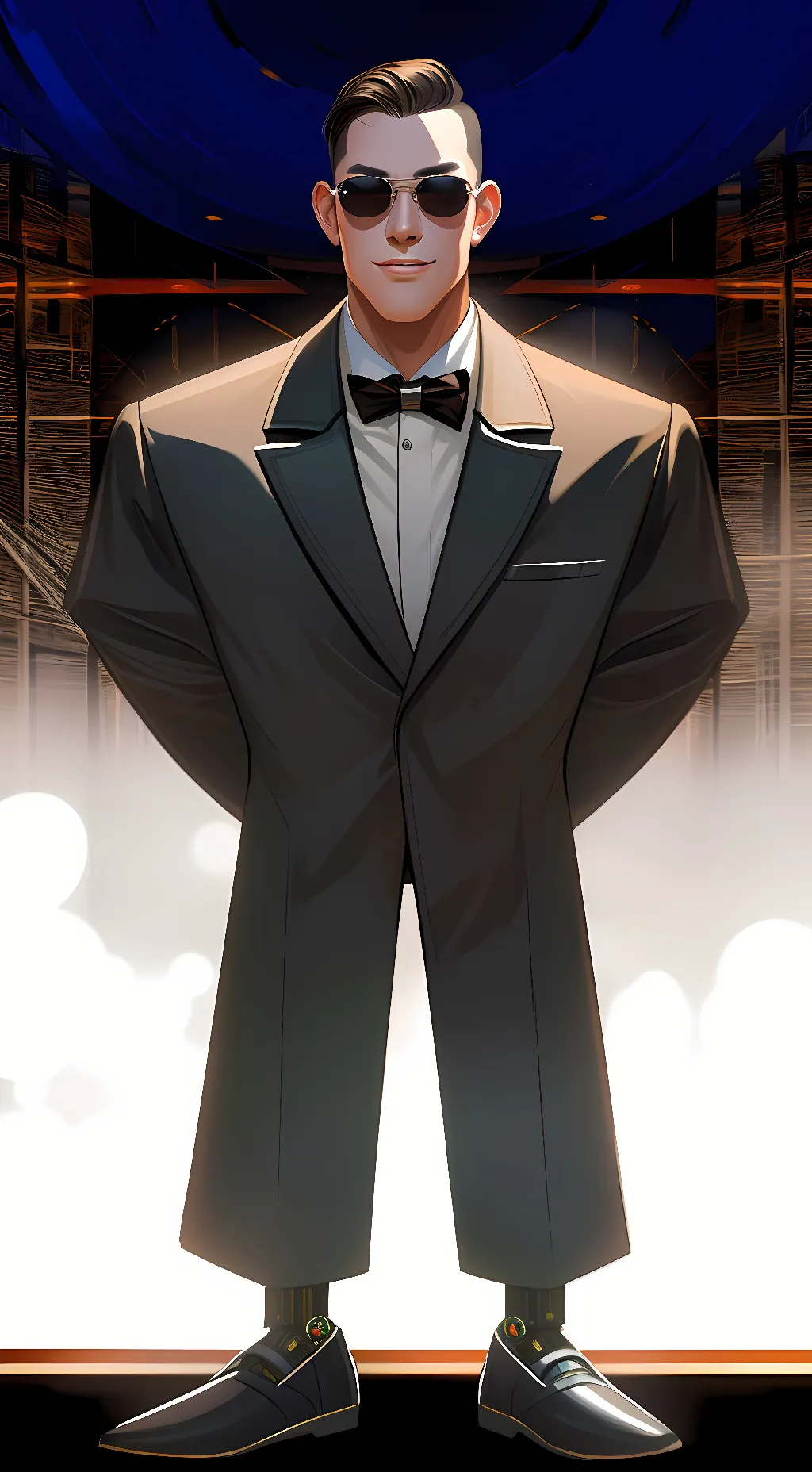 ai character: Request bot in com background