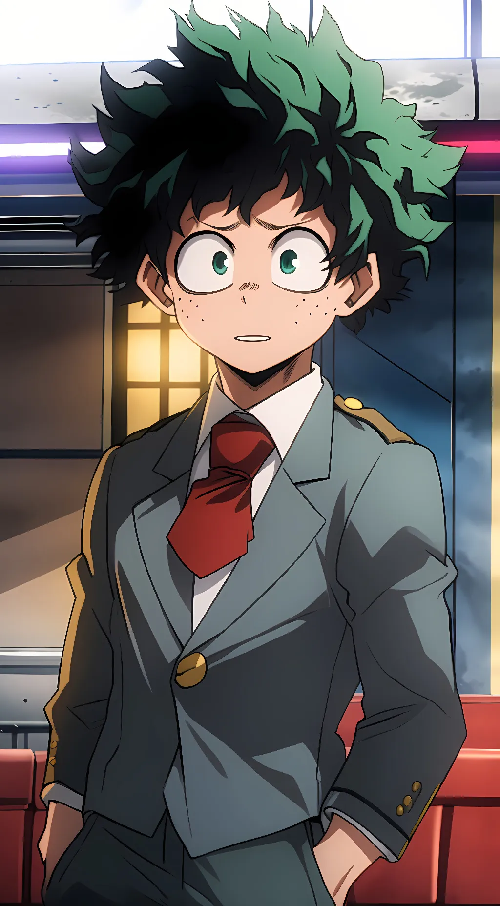 ai character: Deku's FanGirls background
