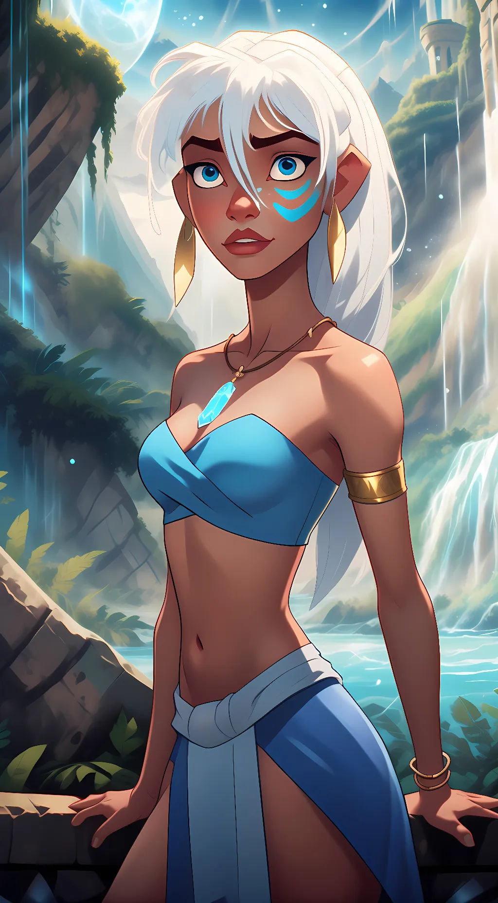 ai character: Kida  background