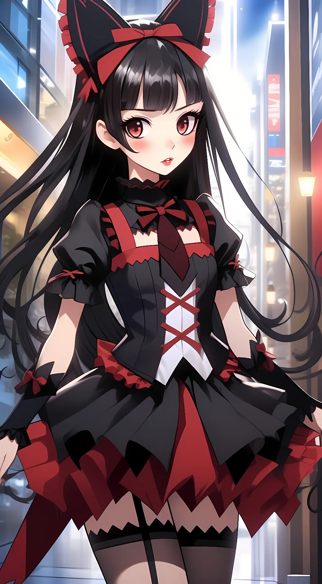 ai character: Rory Mercury  background