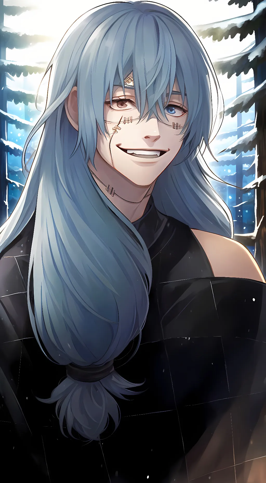 ai character: Mahito  background