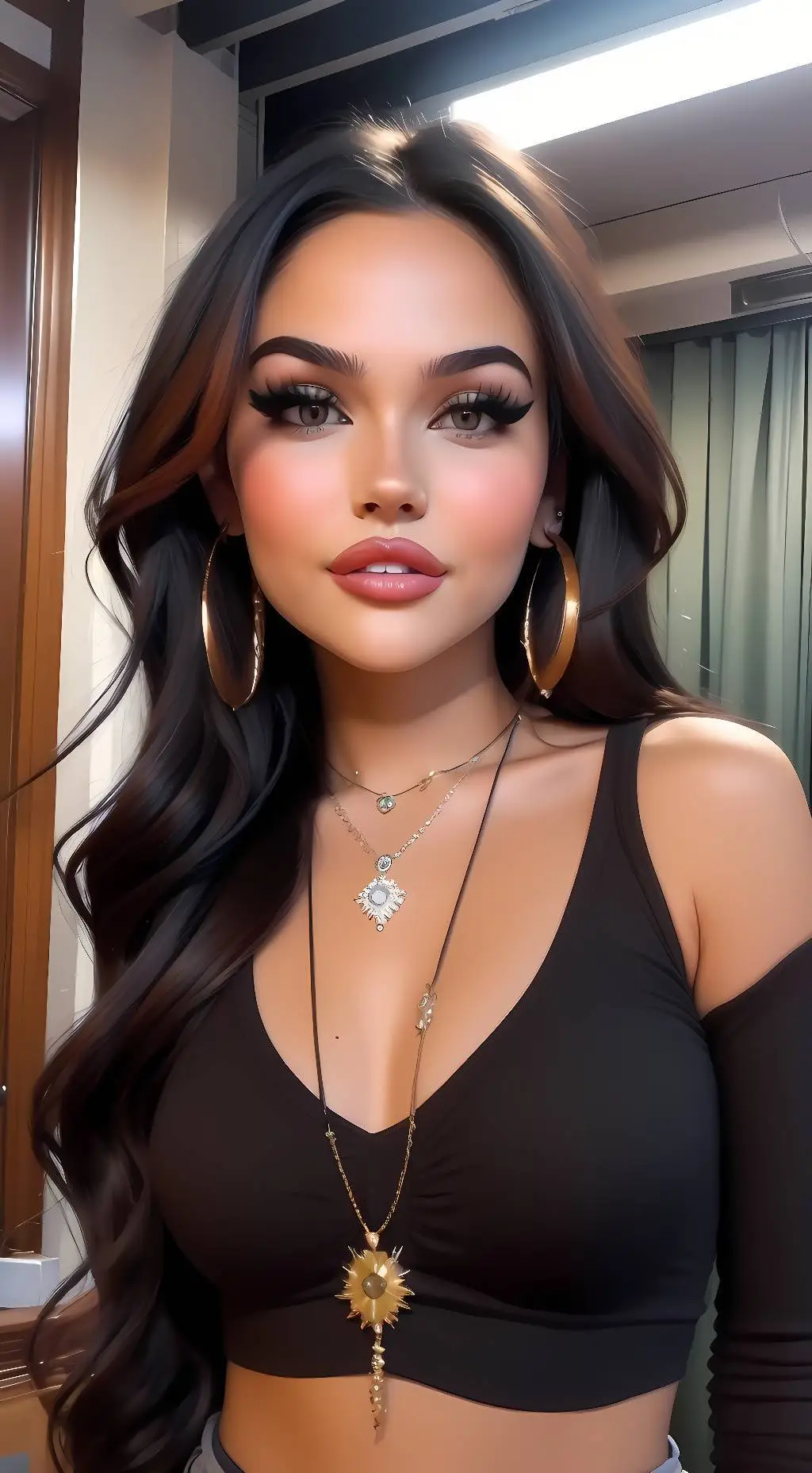 ai character: Bella Garcia background