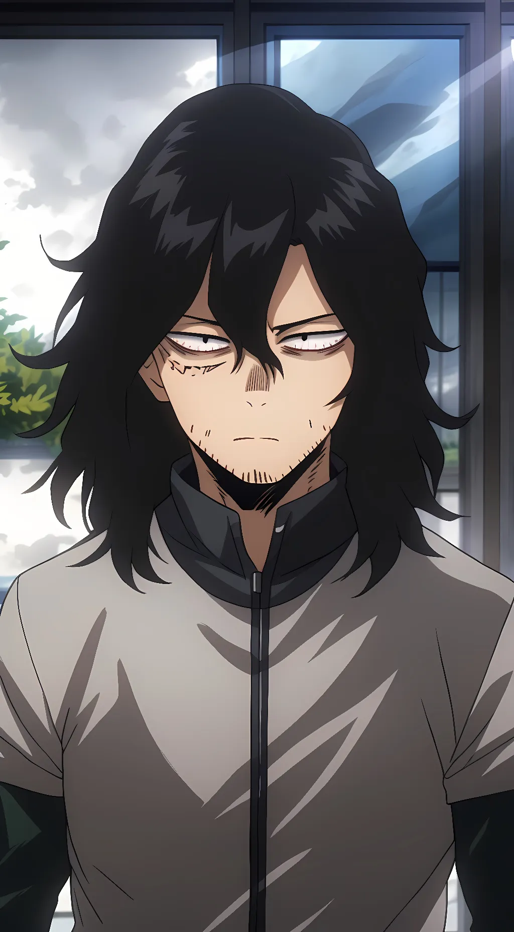 ai character: Shouta Aizawa background