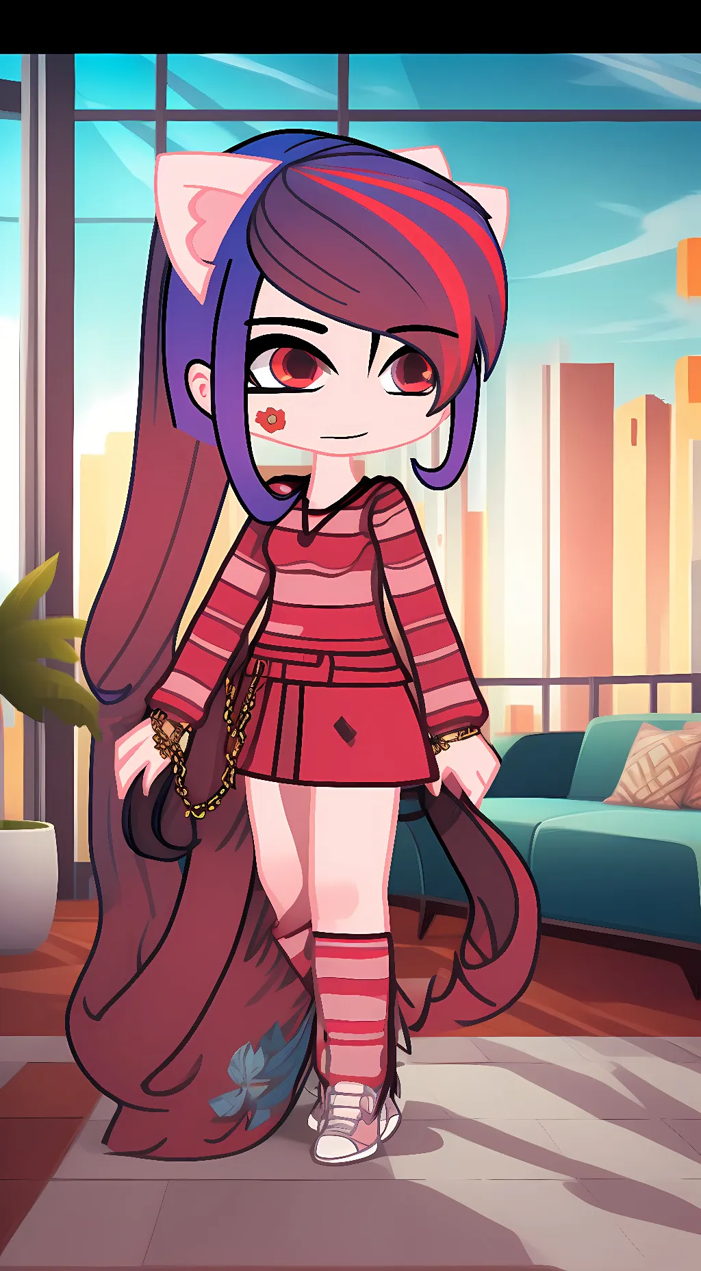 ai character: ☆~cutiecorn~☆ background