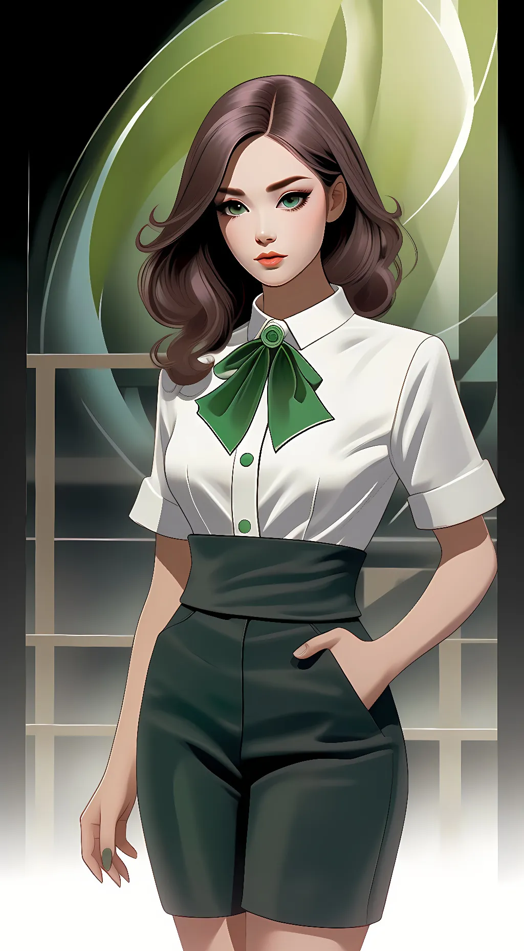 ai character: madre júpiter  background