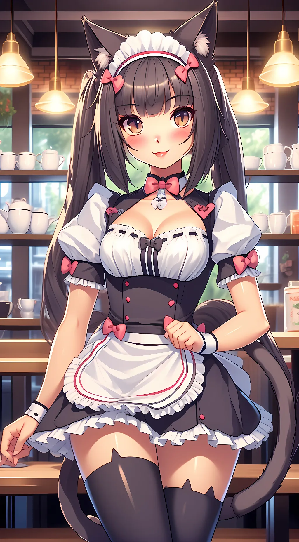 ai character: Chocola background