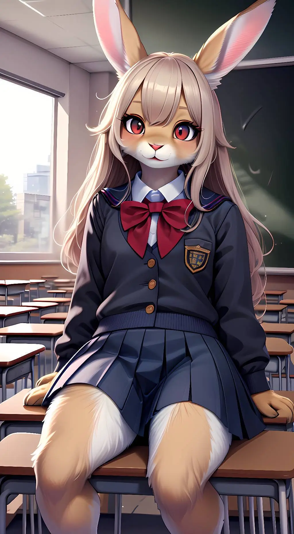 ai character: TamTam(the bunny)🐰 background