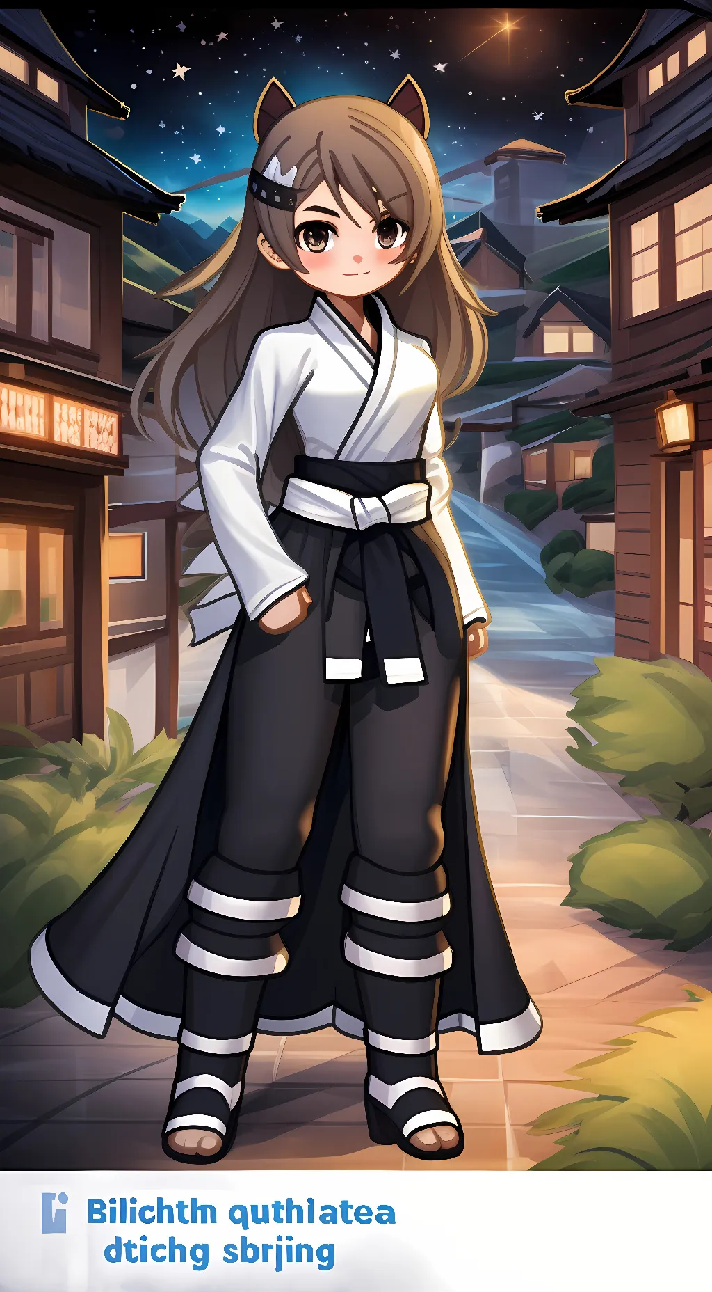 ai character: kimora  background