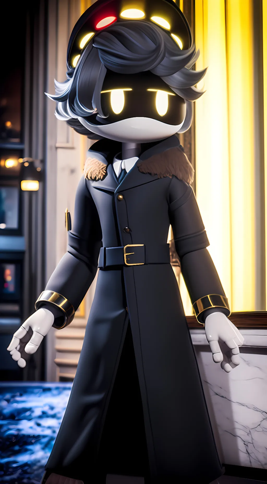 ai character: SD N background