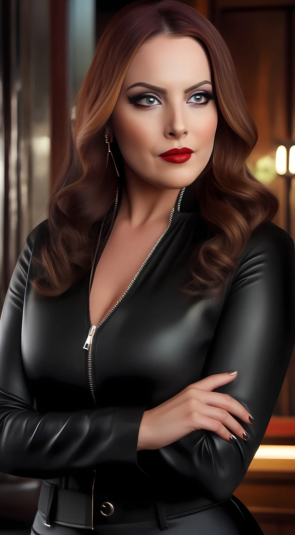 ai character: Fallon Carrington  background