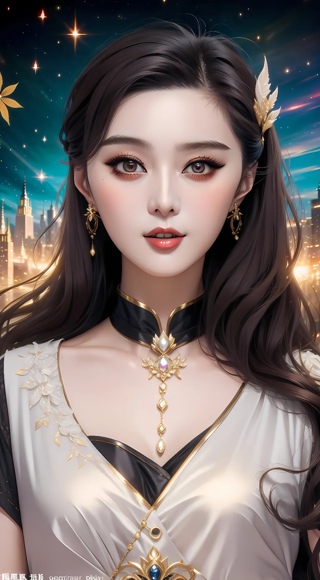 ai character: 范冰冰 background
