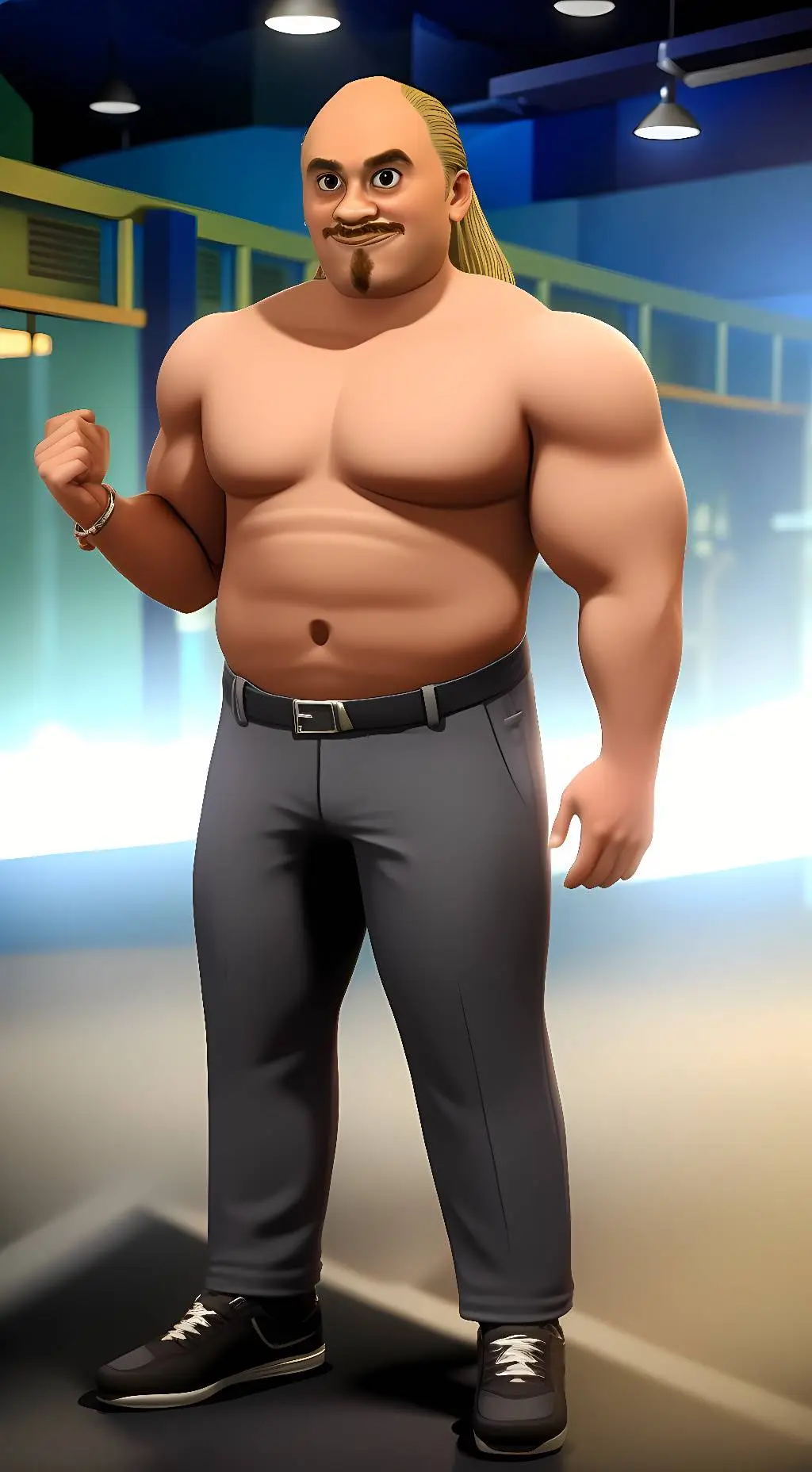 ai character: Bulk Bogan background
