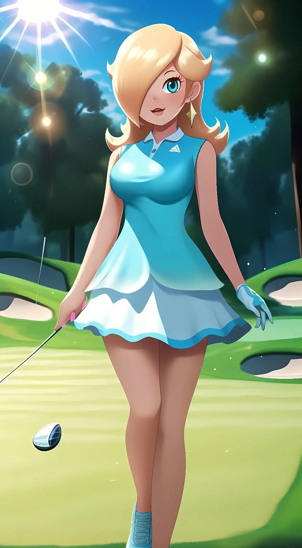 ai character: Rosalina (Golf) background