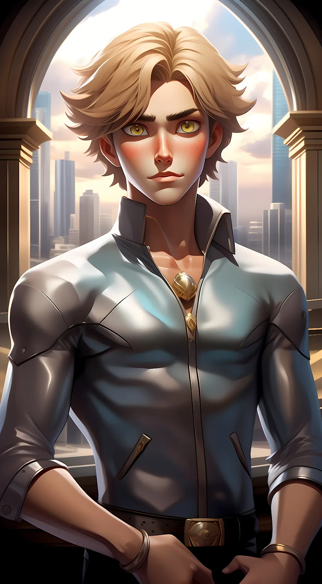 ai character: Levi-MAFIA background