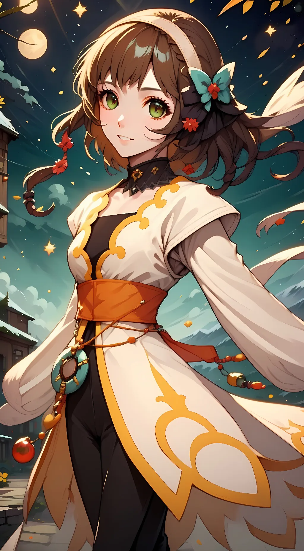 ai character: Leia Rolando background