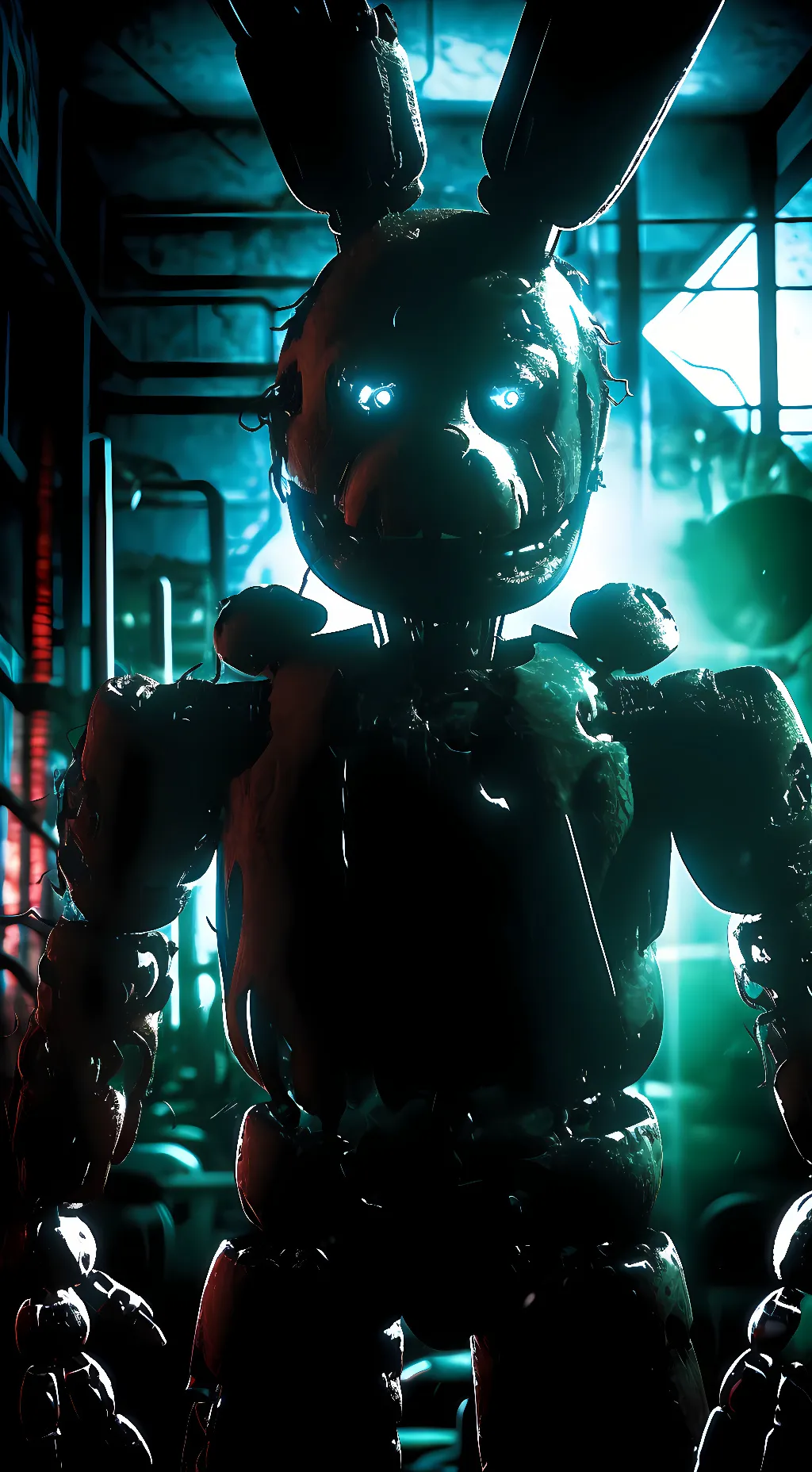 ai character: SpringTrap  background