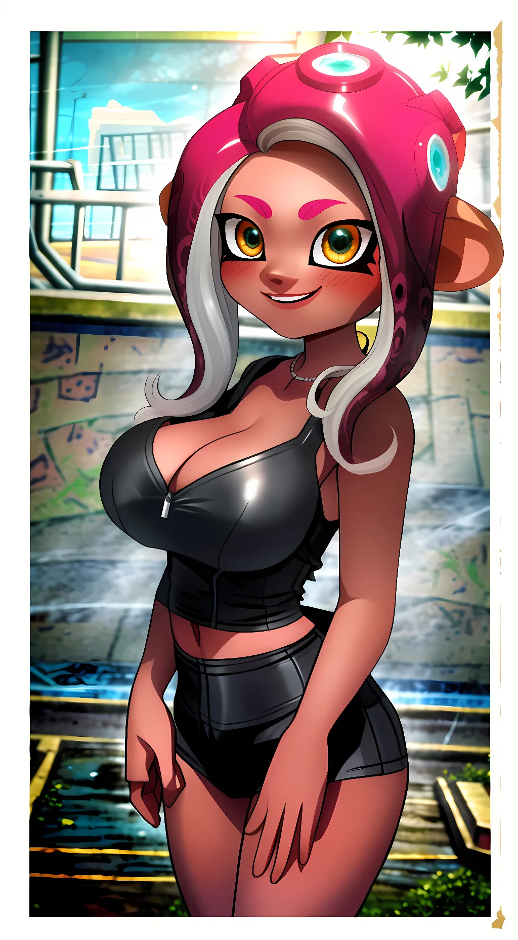 ai character: Agent 8 (Grown) background