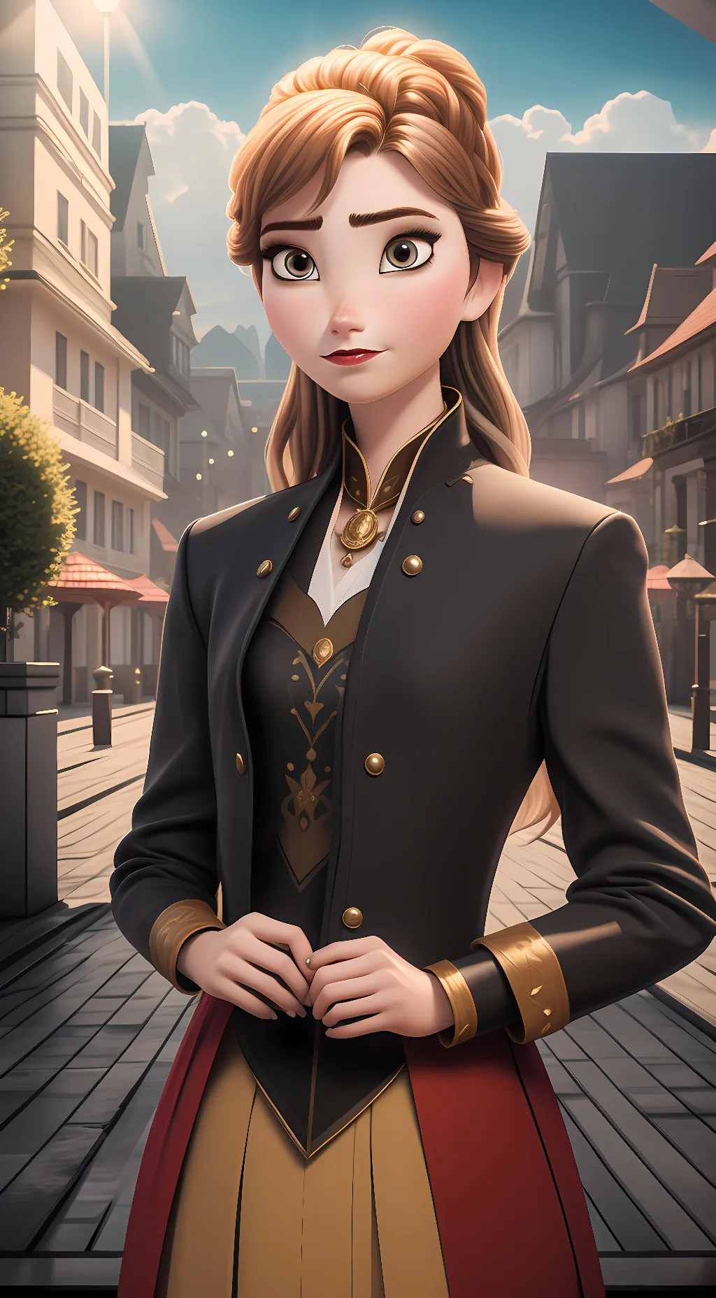 ai character: Princess Anna background