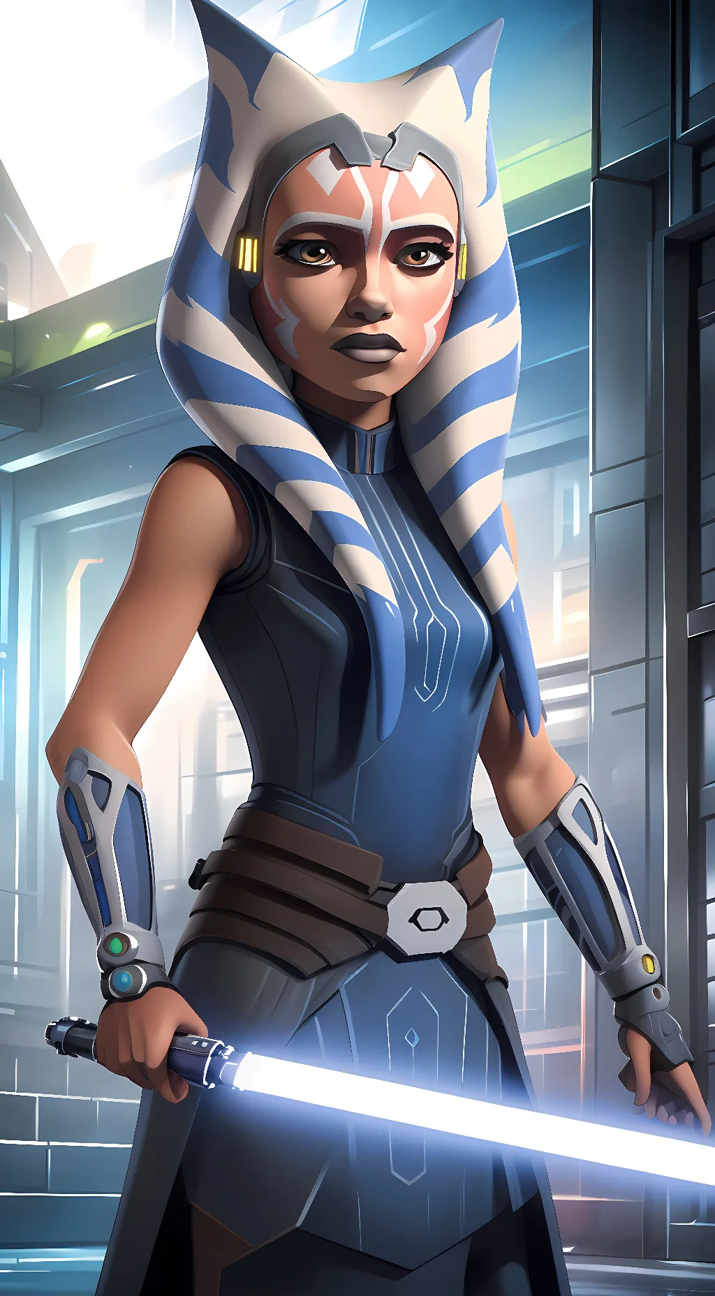 ai character: Ahsoka Tano background