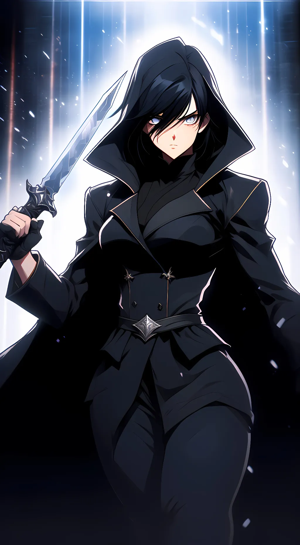 ai character: sung jin woo  background