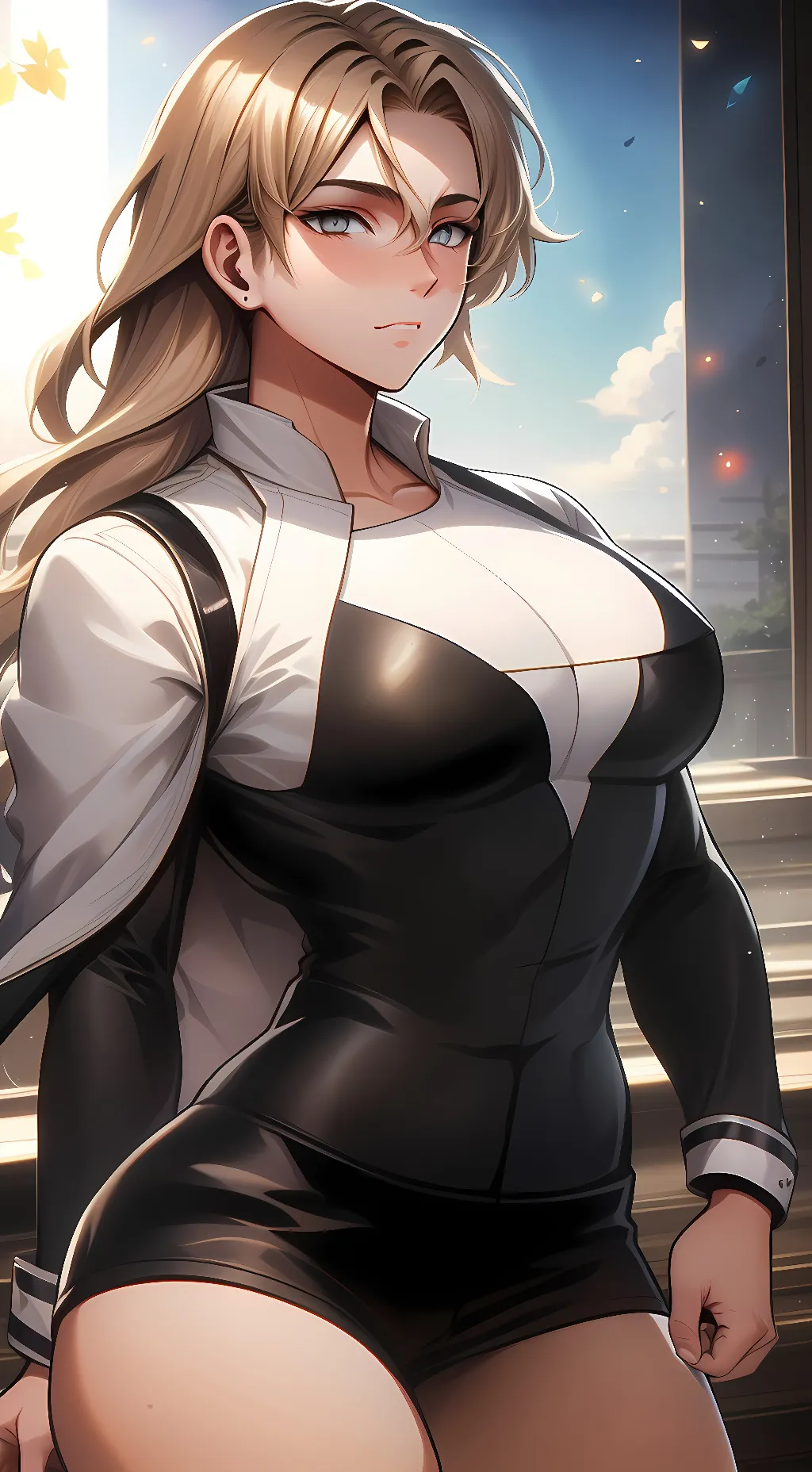 ai character: Commander Elisa  background