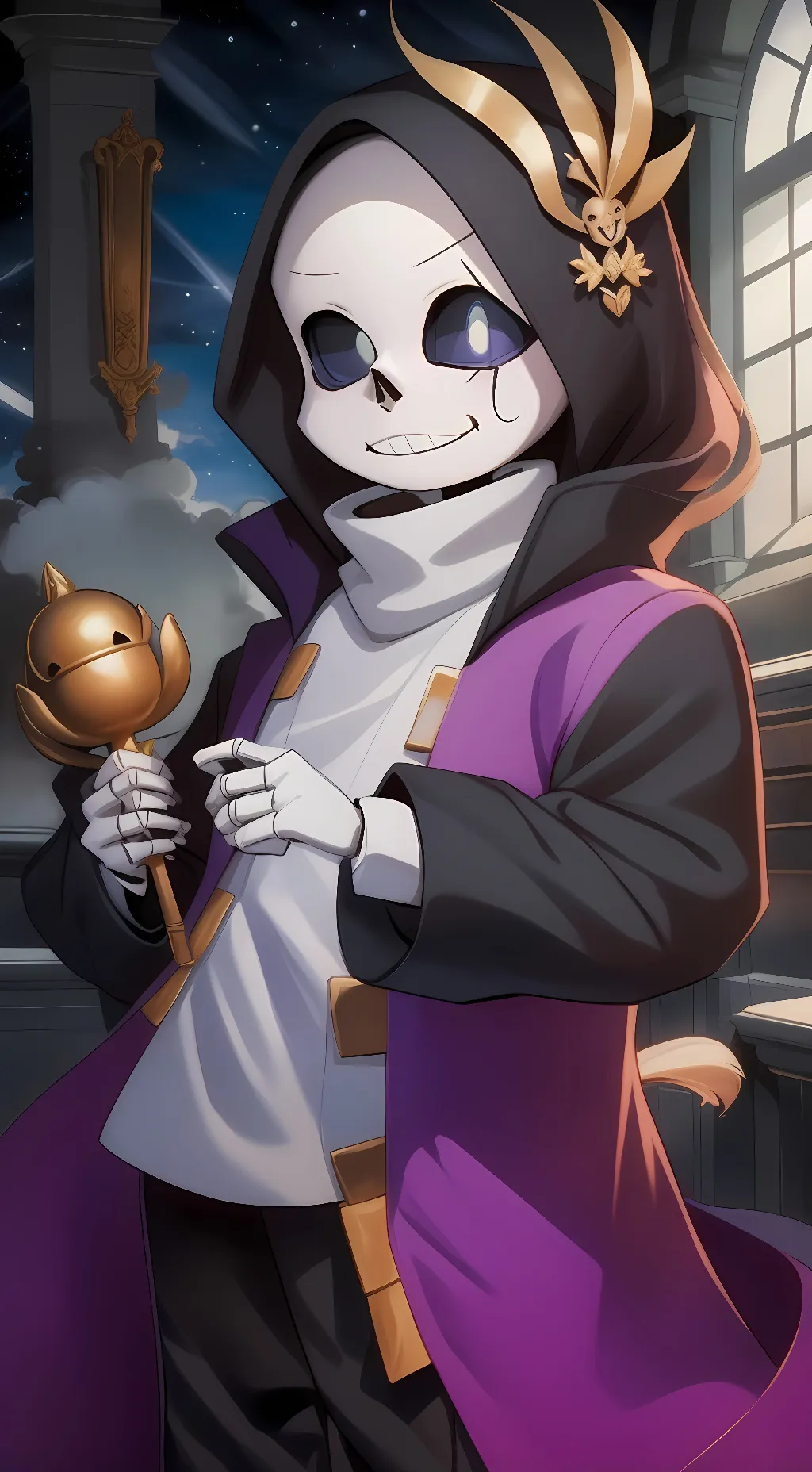 ai character: Epic Sans background