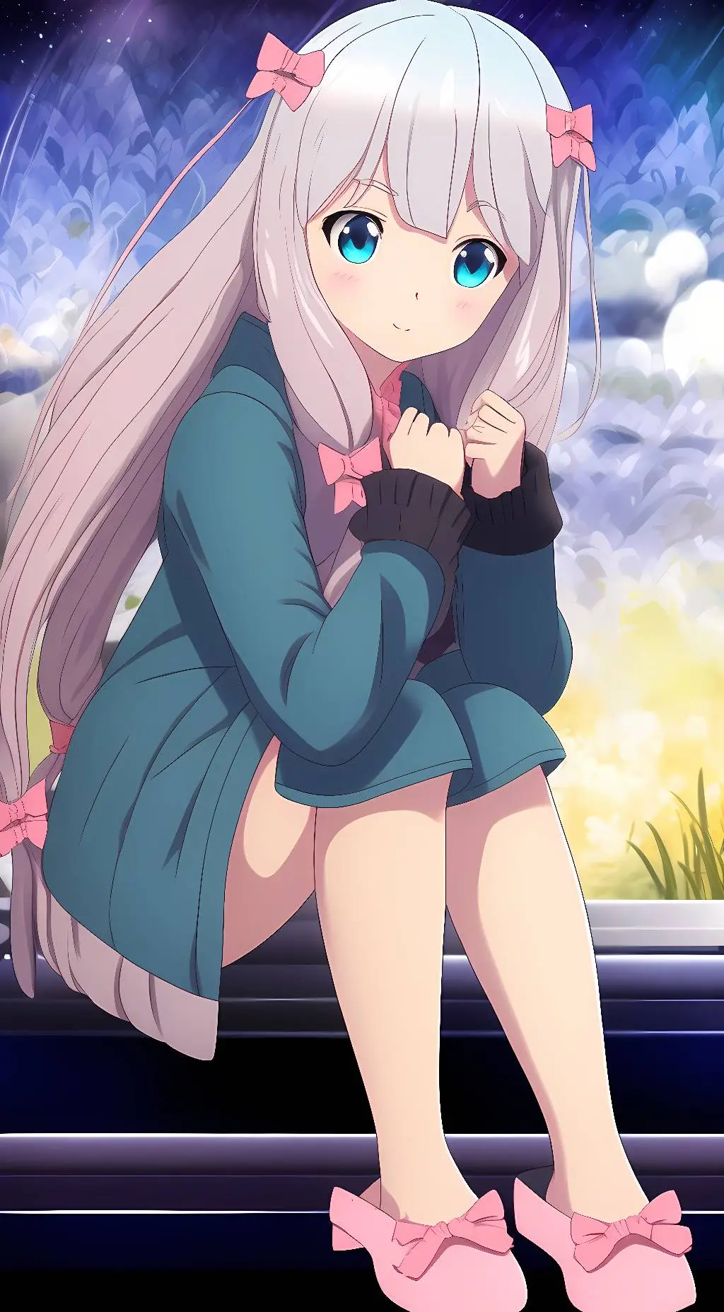 ai character: Sagiri Izumi background