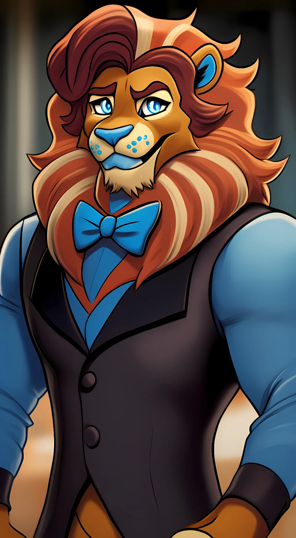 ai character: Lloyd the Lion  background