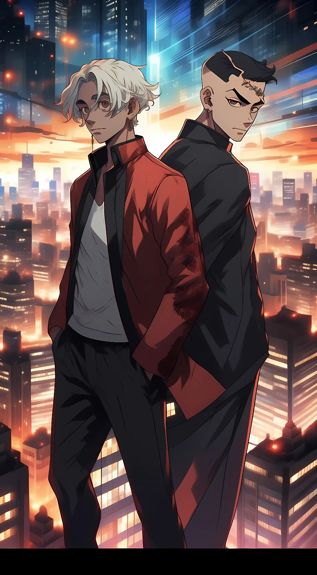 ai character: Izana & Kakucho background